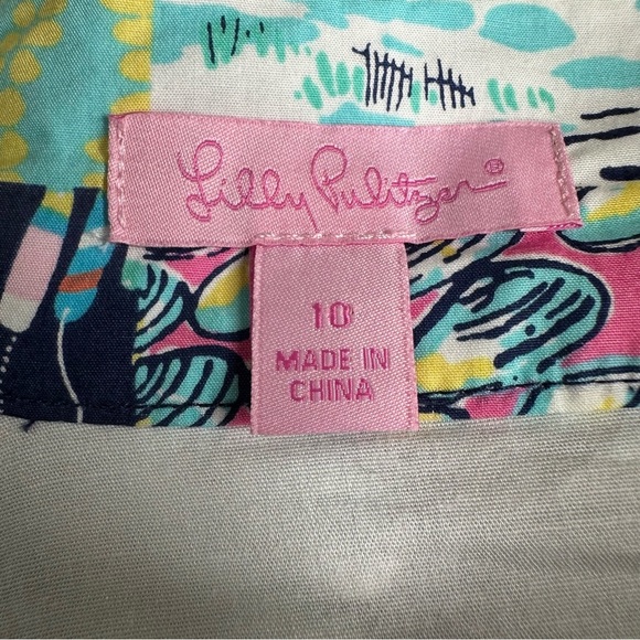 Lilly Pulitzer Marigold Skort in Multi Sailor Patch. Size 10 - Picture 7 of 9